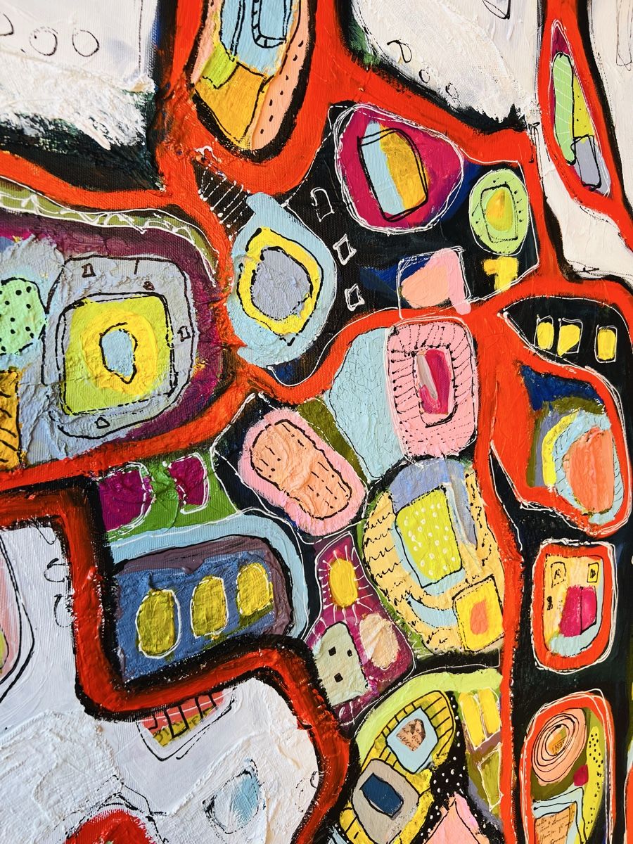 Dipinti: Abstraktes Acrylbild, Unikat, 120x100cm – Nuovo e nell'imballaggio originale da Kreuzlingen venduto da eszanza 4