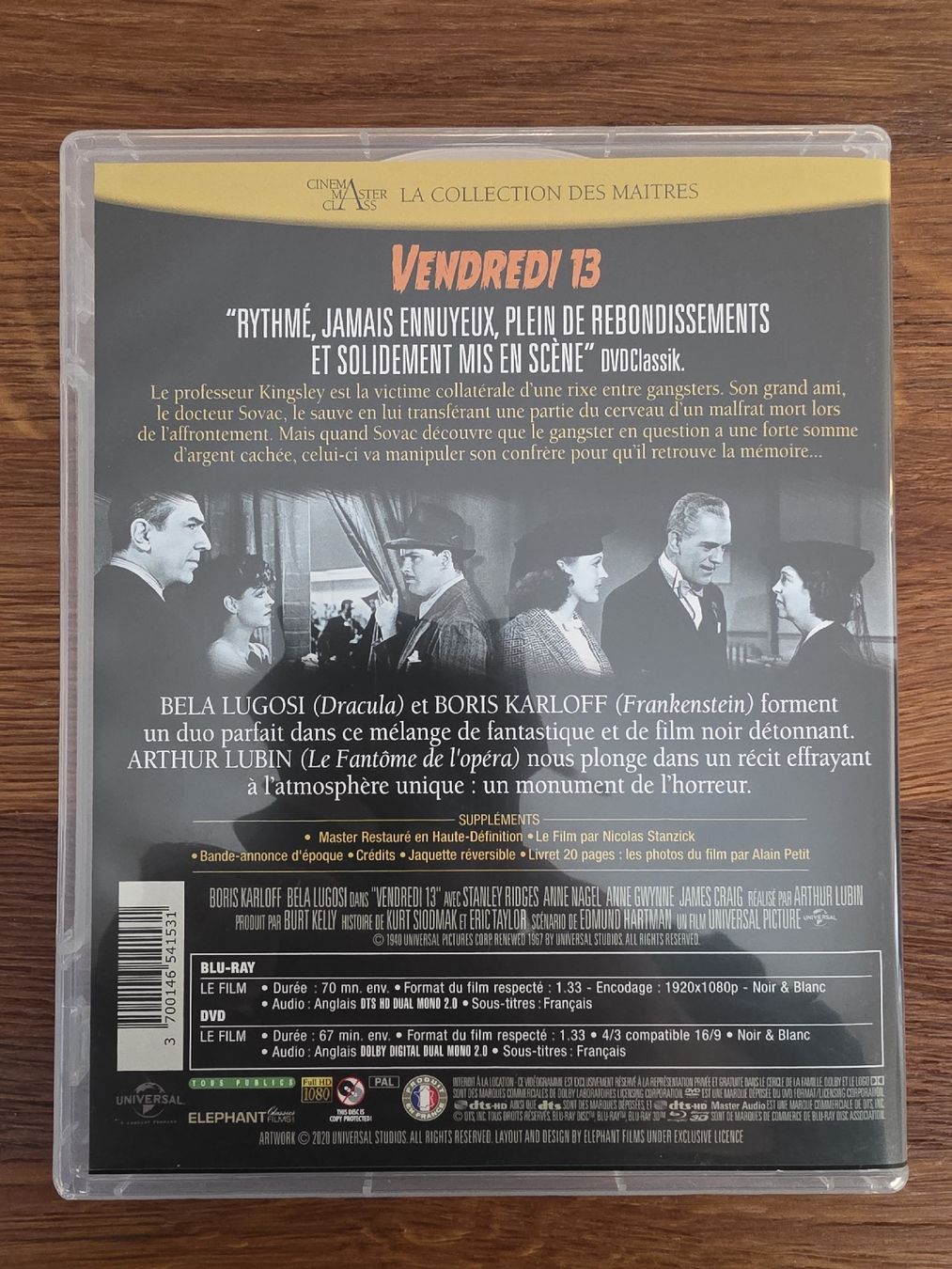 Tutti i DVDs: Vendredi 13: Black Friday - Blu-Ray - Horror Classic – Usato da Zürich venduto da TimZurich1 2