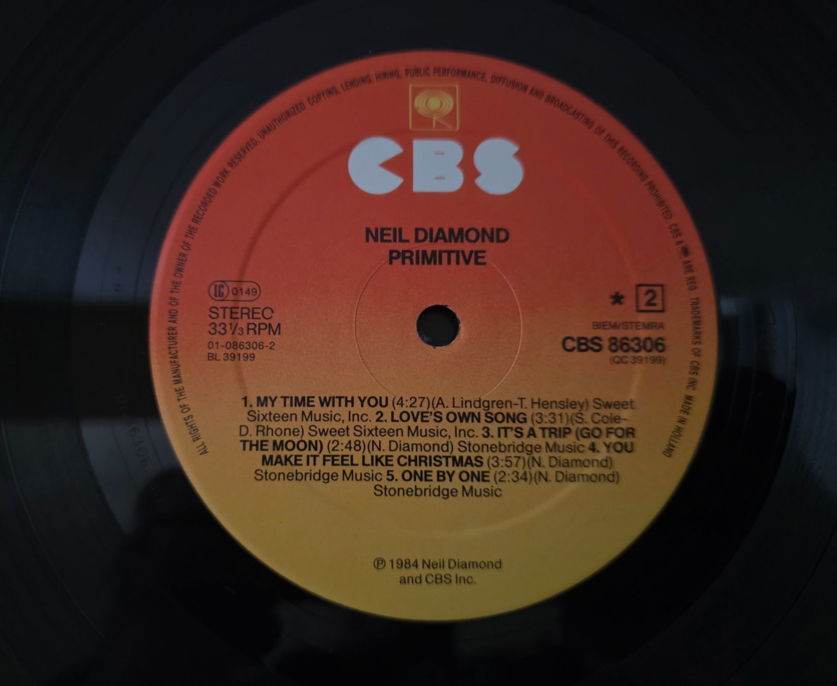 Dischi in vinile: Neil Diamond LP – Primitive – Usato da Root venduto da atelier22 2