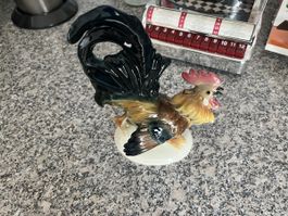 Keramik Hahn Figur, Cortendorf, Top Zustand! 50er 60er Jahre