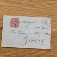 Document St. Cergues 1870 S.6 Genève Hel.assis