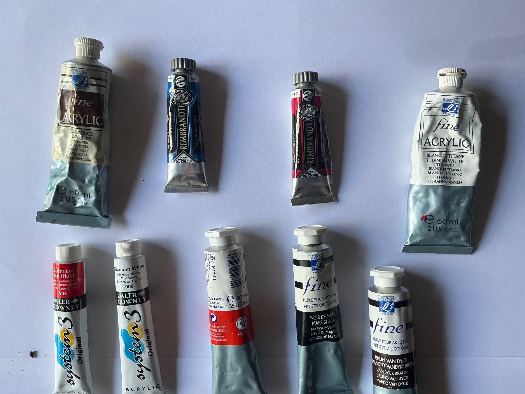 Colori: Verschiedene Farbtuben, Öl Acryl – Usato da Maur venduto da 20hcodracir11 1