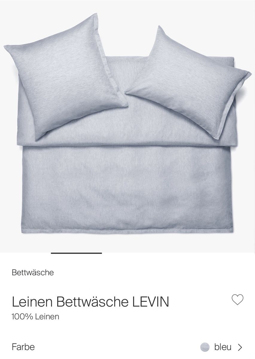 Biancheria da letto: Schlossberg Bettwäsche neu 155 – Nuovo e nell'imballaggio originale da Zürich venduto da MariiiaR 2