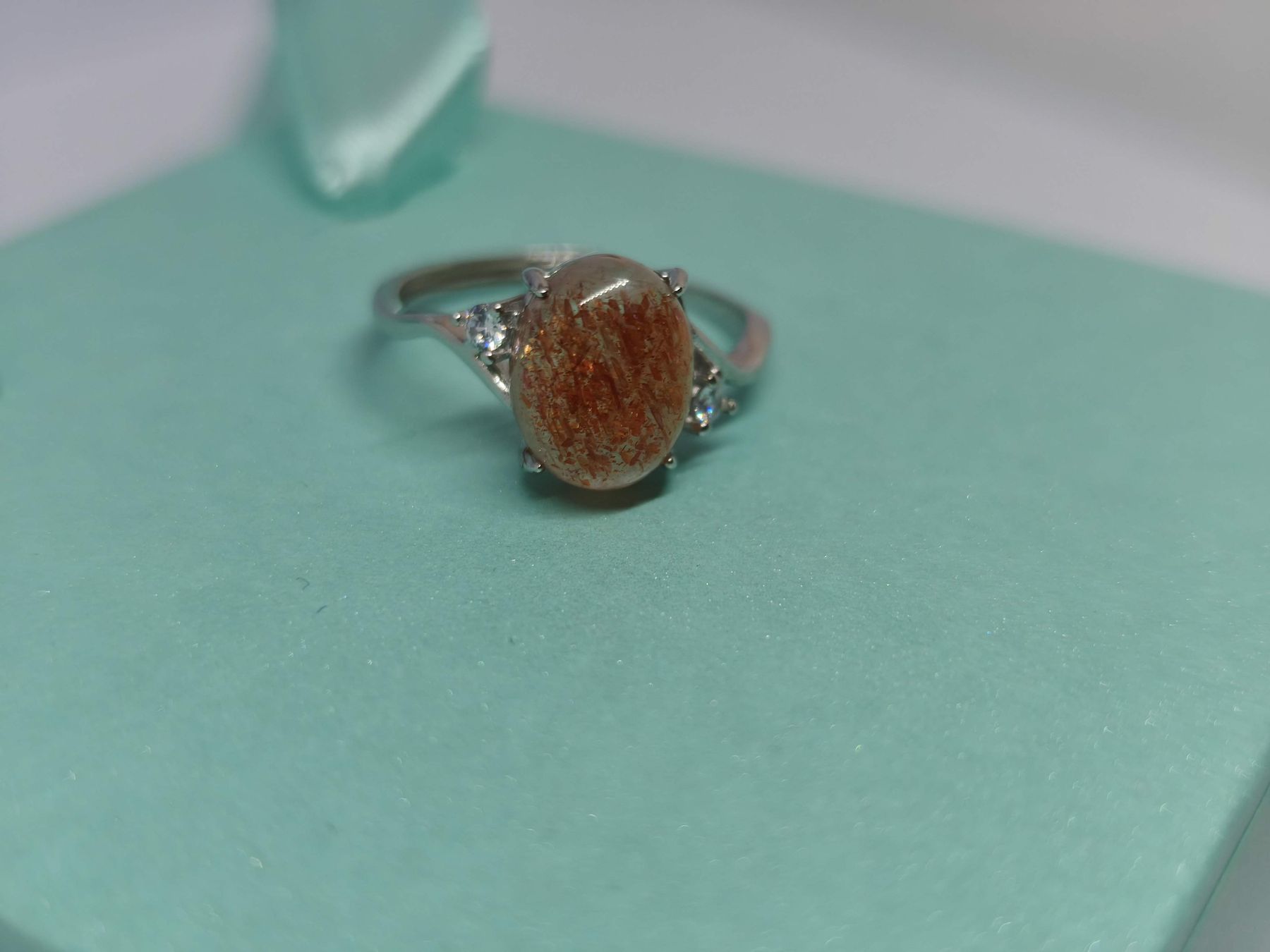 Anelli: Ring mit Sonnenstein Gr. verstellbar 925 Silber – Nuovo (secondo la descrizione) da St. Gallen venduto da GIULESGG 6