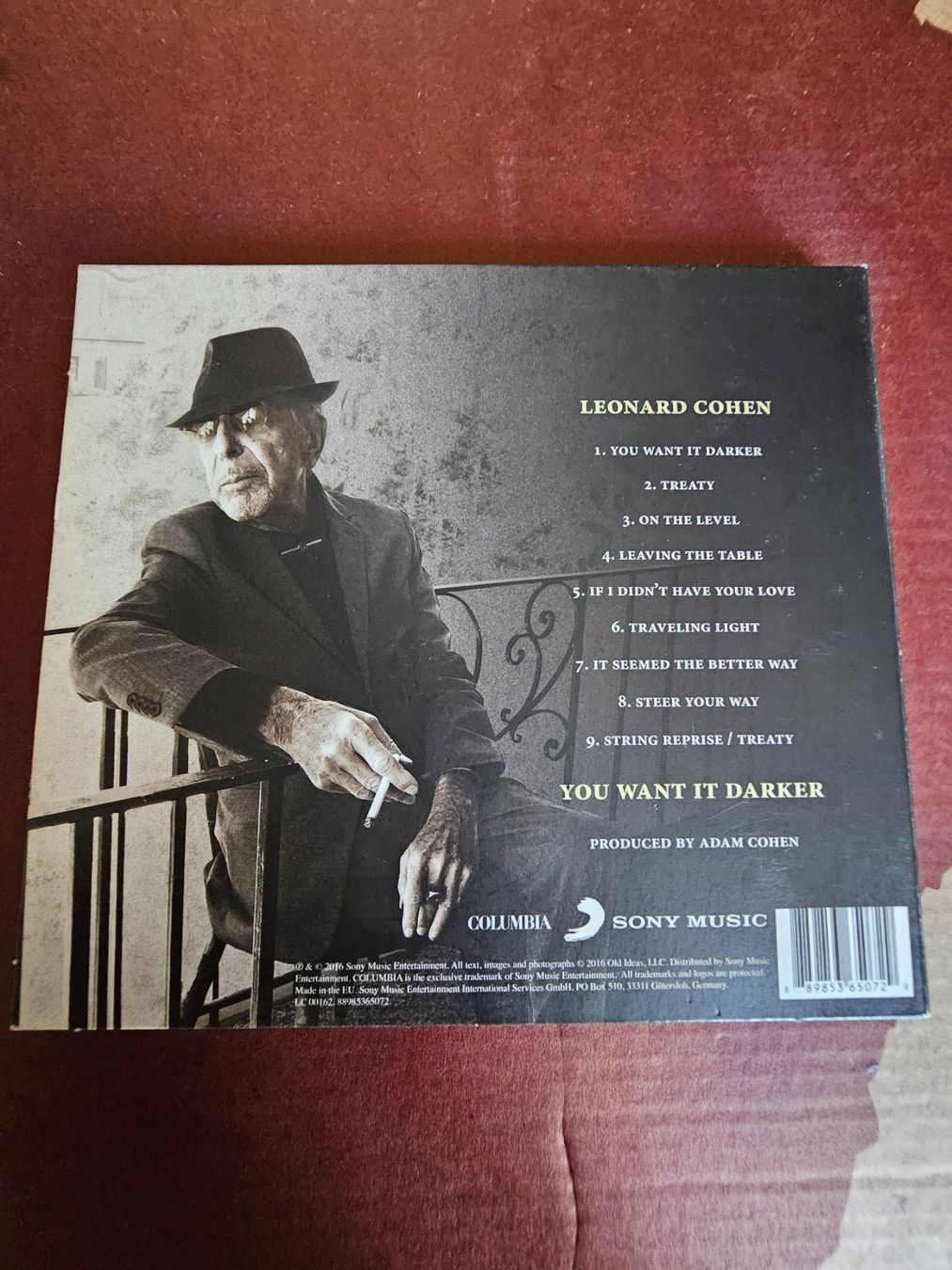 CDs: CD - Leonard Cohen – You Want It Darker (2016) – D'occasion à Biberist par Foolio0 1