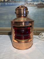 Vintage Schiffslampe Backbord Lampe