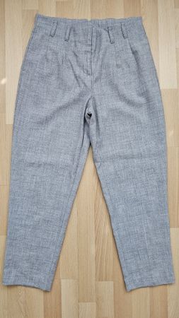 Stoffhose Damen Grau Grösse 42 