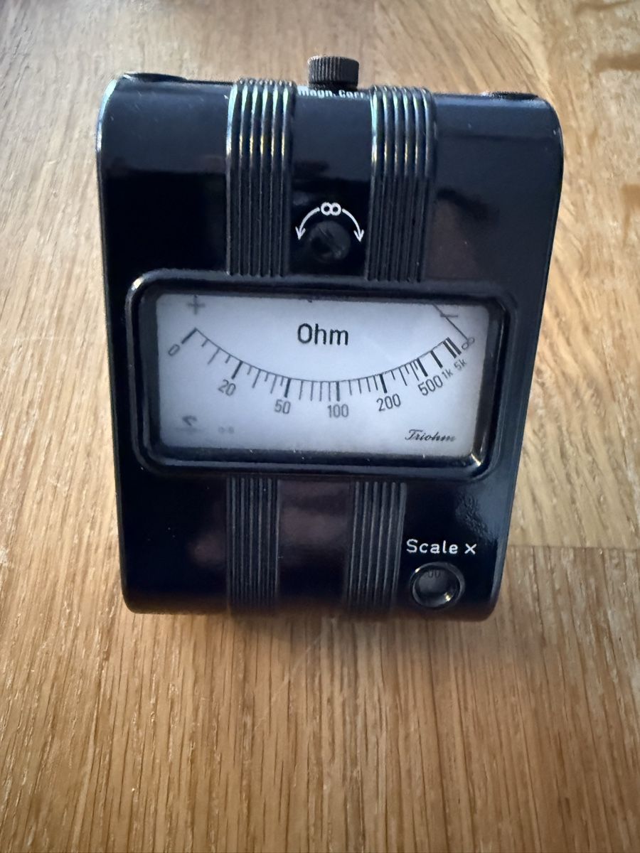 Mesurer: TRIOHM Ohmmeter analog Messgerät – D'occasion à Goldach par Messerguru 6