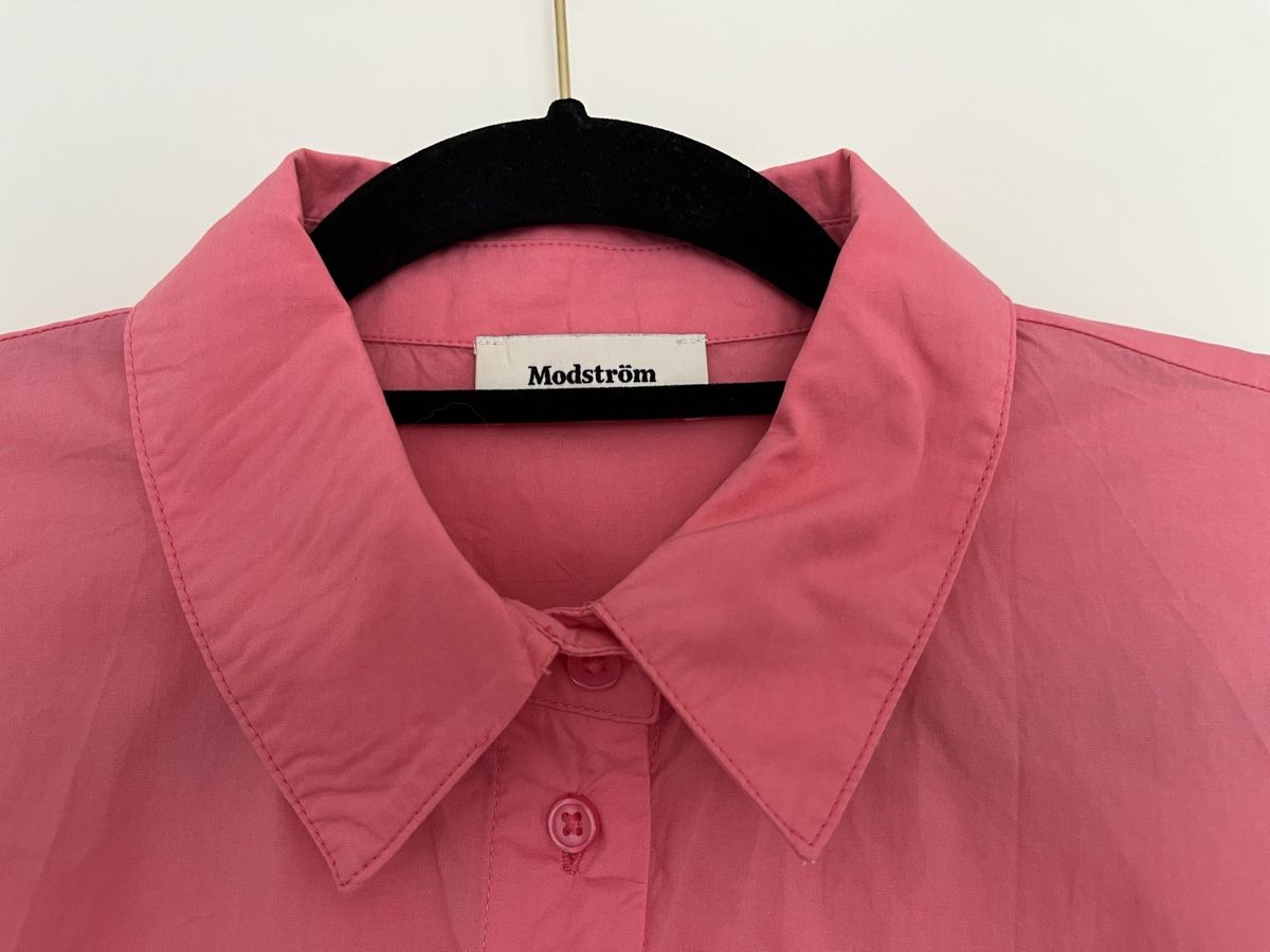 Blusen: Modström Hemdbluse pink Grösse M – Gebraucht aus Zürich von Nora123321 1