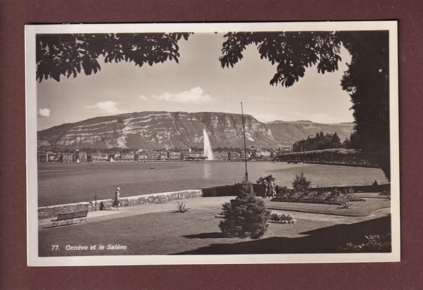 Ansichtskarten: GENEVE et le Salève – Gebraucht aus Pully von nicecards-shop