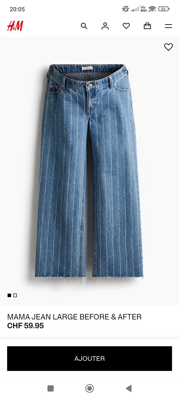 H&M Jeans: H&M jeans de grossesse S – Nuovo (secondo la descrizione) da Martigny venduto da Seuph-g23 4
