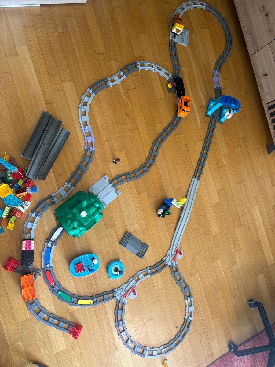 Lego Giocattoli: Lego Duplo riesen Eisenbahn Set - – Usato da Münchenstein venduto da sommerverkauf12 5