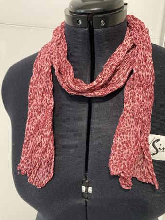 Damen Halstuch Animalprint pink guter Zustand