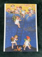AK neu Weihnachten Wichtel Engel Christmas Noel Kunstkarte