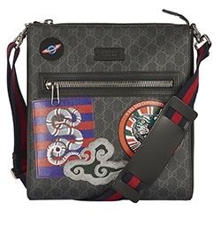 GUCCI GG SUPREME NIGHT MESSENGER BAG