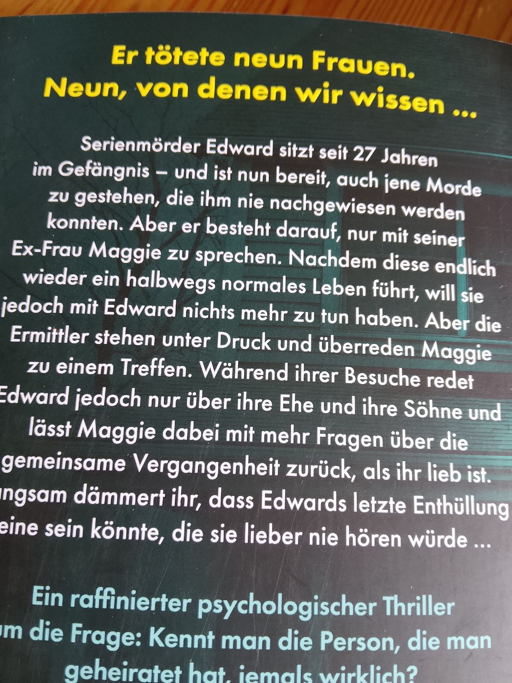 Bücher: Mein Mann der Mörder  – Neu (gemäss Beschreibung) aus Volken von katz5 3