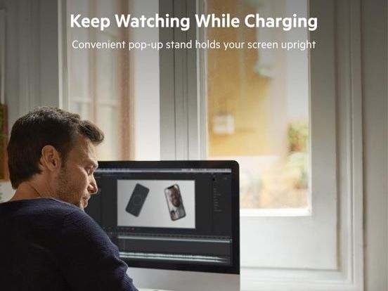 Belkin Caricabatterie: Belkin BoostCharge Pro tragbares kabelloses Ladepad mit MagS – Usato da Wetzikon ZH venduto da ShopFaster 4