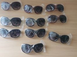 10 Sonnenbrillen siehe Bilder, Restposten, neu/OVP