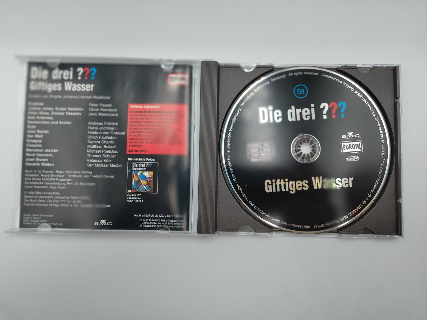 Audiolibri: Die drei Fragezeichen Folge 59 "giftiges Wasser" – Usato da Kloten venduto da SuperRetroPixels 2