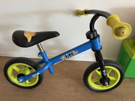 10 Zoll Laufrad Dino blau - gebraucht 