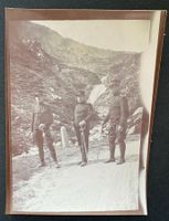 VINTAGE FOTO SCHWEIZER ARMEE OFFIZIERE IM FELDE