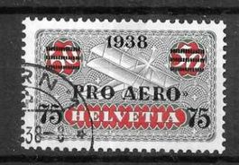 1938 Timbre Suisse Pro Aero  Ø