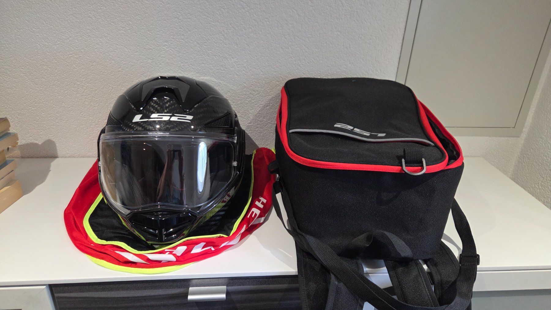 Caschi & visiere: LS2 FF901 Advant X Carbon Klapphelm    Gr. 3XL – Usato da Visp venduto da Mefisto0 1
