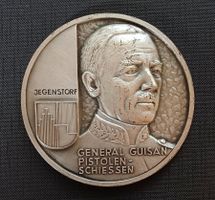 Große GENERAL GUISAN Medaille JEGENSTORF Pistolen-Schiessen