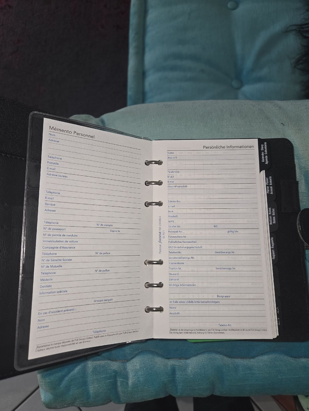 Calendari: Agenda noir  – Nuovo (secondo la descrizione) da Brügg BE venduto da man_xyd9 2