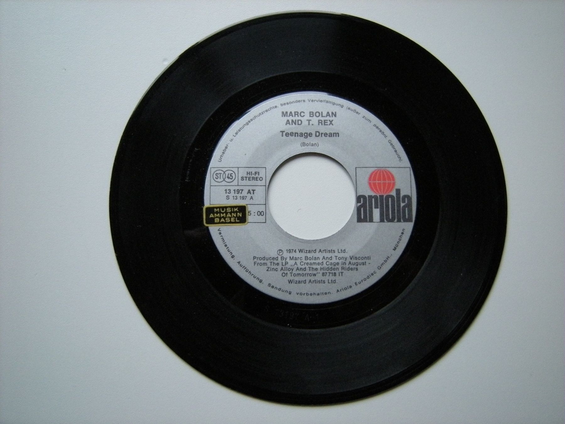 Schallplatten: MARC BOLAN +T.REX - 4 Singles – Gebraucht aus Basel von Ceebee62 3