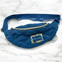 Sac banane Daniel Hechter bleu marine matelassé comme neuf