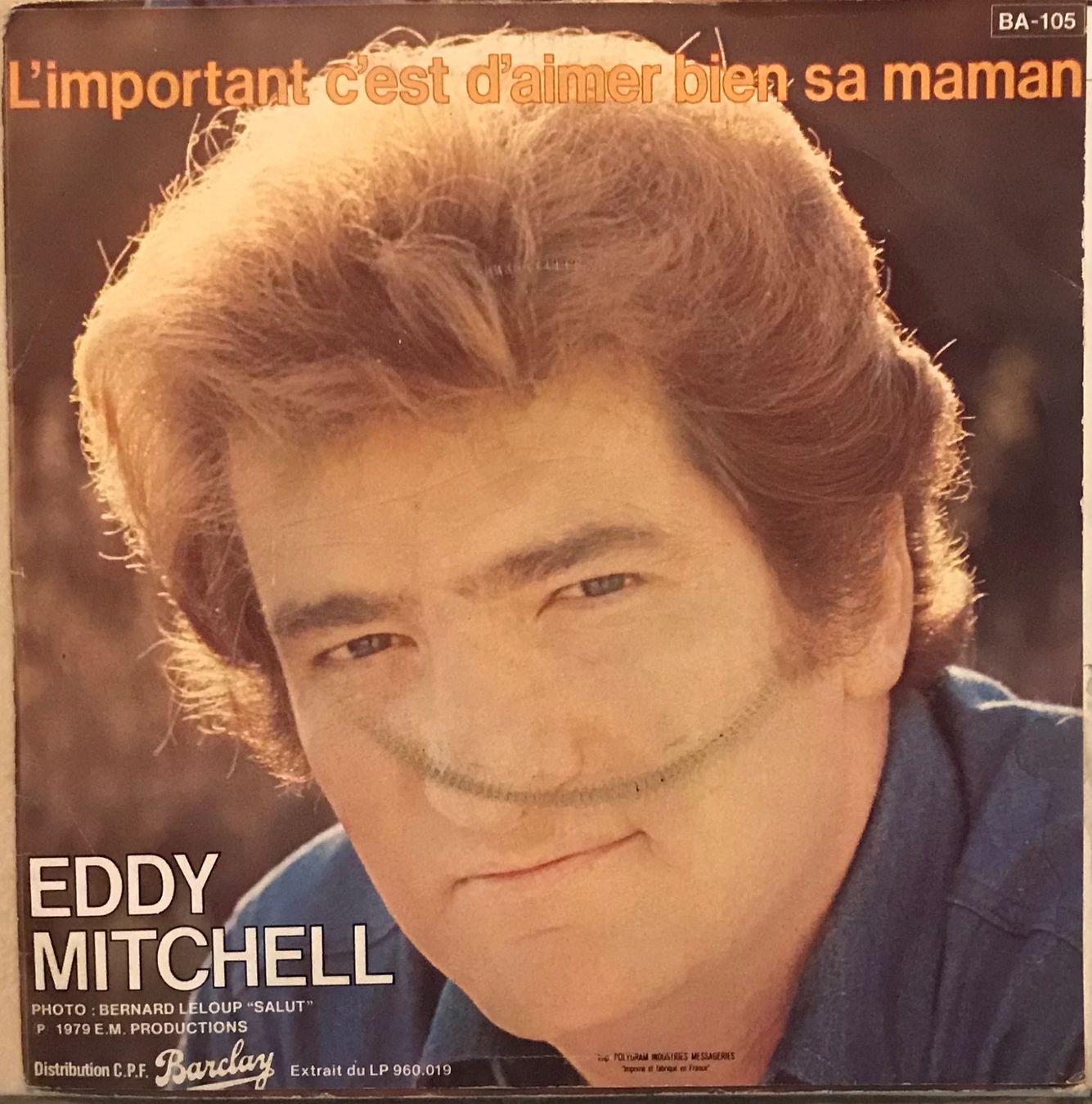 Dischi in vinile: EDDY MITCHELL - TROP C'EST TROP – Usato da Bussigny venduto da vinyl-pas-cher 1