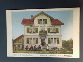 Alte PK / Gasthaus zum Landsberg - Gruss von Tuttwiler Höhe 