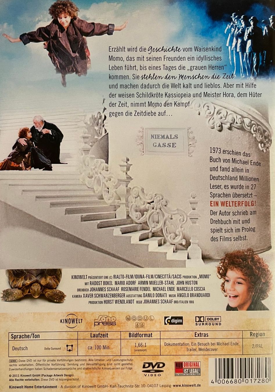Tutti i DVDs: Momo (1986) nach Michael Ende – Usato da Brunnen venduto da Barfly5 1
