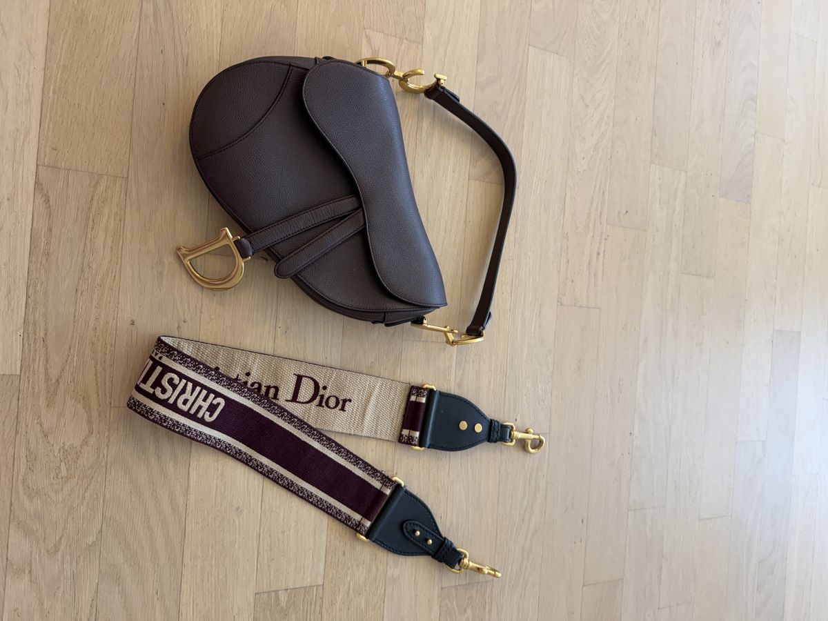 Dior Borse da donna: Christian Dior Saddle Bag Bordeaux Grained Leather – Nuovo (secondo la descrizione) da Effretikon venduto da MaisonNade 3