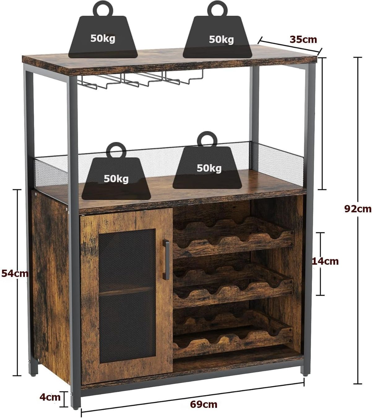 Scaffali: Weinregal, Weinbarschrank – Nuovo (secondo la descrizione) da Sins venduto da Taschending 6