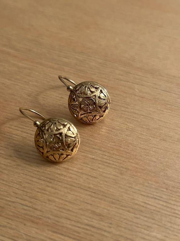 Orecchini pendenti & Orecchini a lobo: Antike Ohrringe 14 Karat Gelbgold – Usato da Luzern venduto da lou4444 2