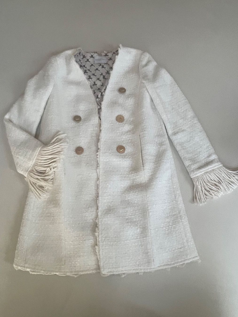 Mäntel: Cappotto LuckyLu Milano con frange – Gebraucht aus Minusio von Pink222