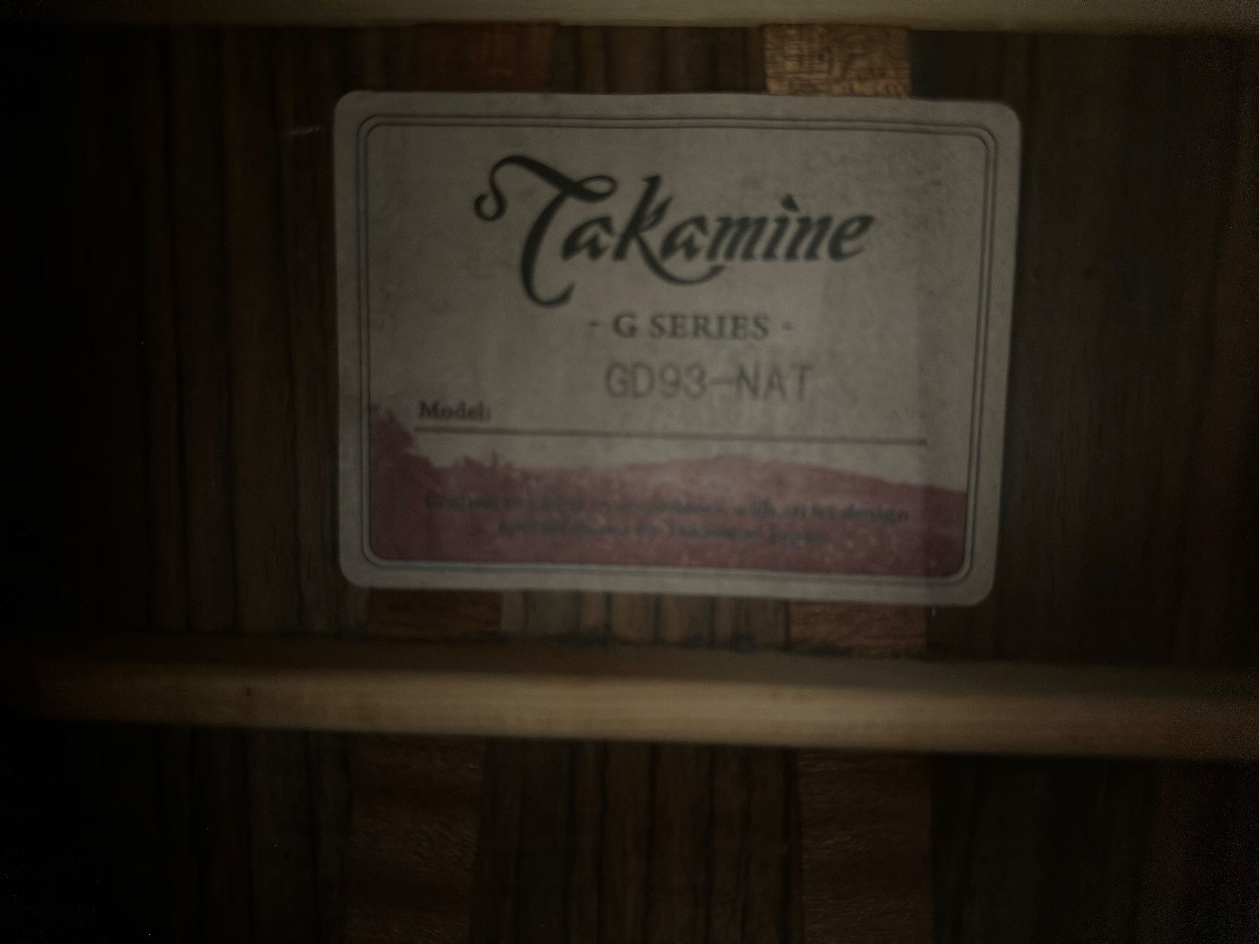 Takamine Musikinstrumente: Takamine GD93-NAT mit Koffer – Gebraucht aus Meggen von Head_automatica 1