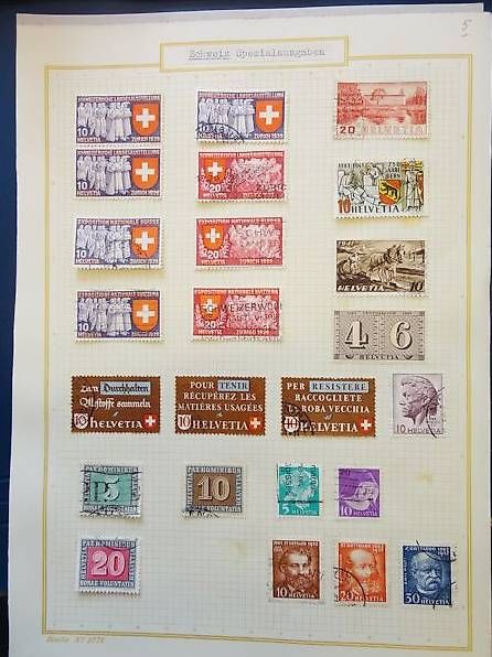 Alle Briefmarken: Lot 212 ab Anfang – Gebraucht aus Bleienbach von Mineral_Antik57 3