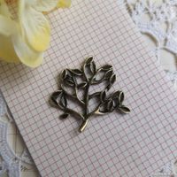 1x Charm Metall Baum arbre