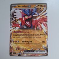 Pokemon Koraidon EX 125/198 Karte guter Zustand