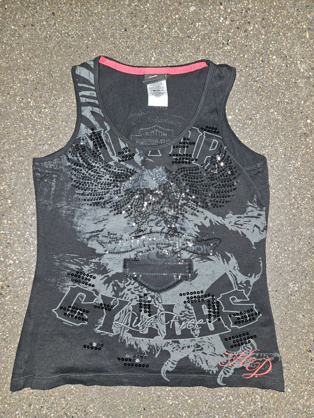 Top: Harley Davidson Top Damen schwarz  GrXS/S – Nuovo (secondo la descrizione) da Ormalingen venduto da nomolnoi