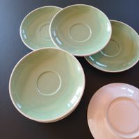 9 Rössler Teller / Unterteller grün