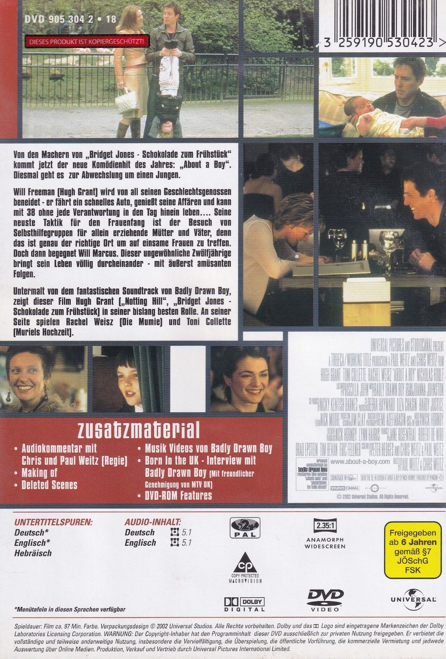 Tutti i DVDs: DVD ab Fr. 1.--, About a Boy – Usato da Lausen venduto da Mondeo10628 1