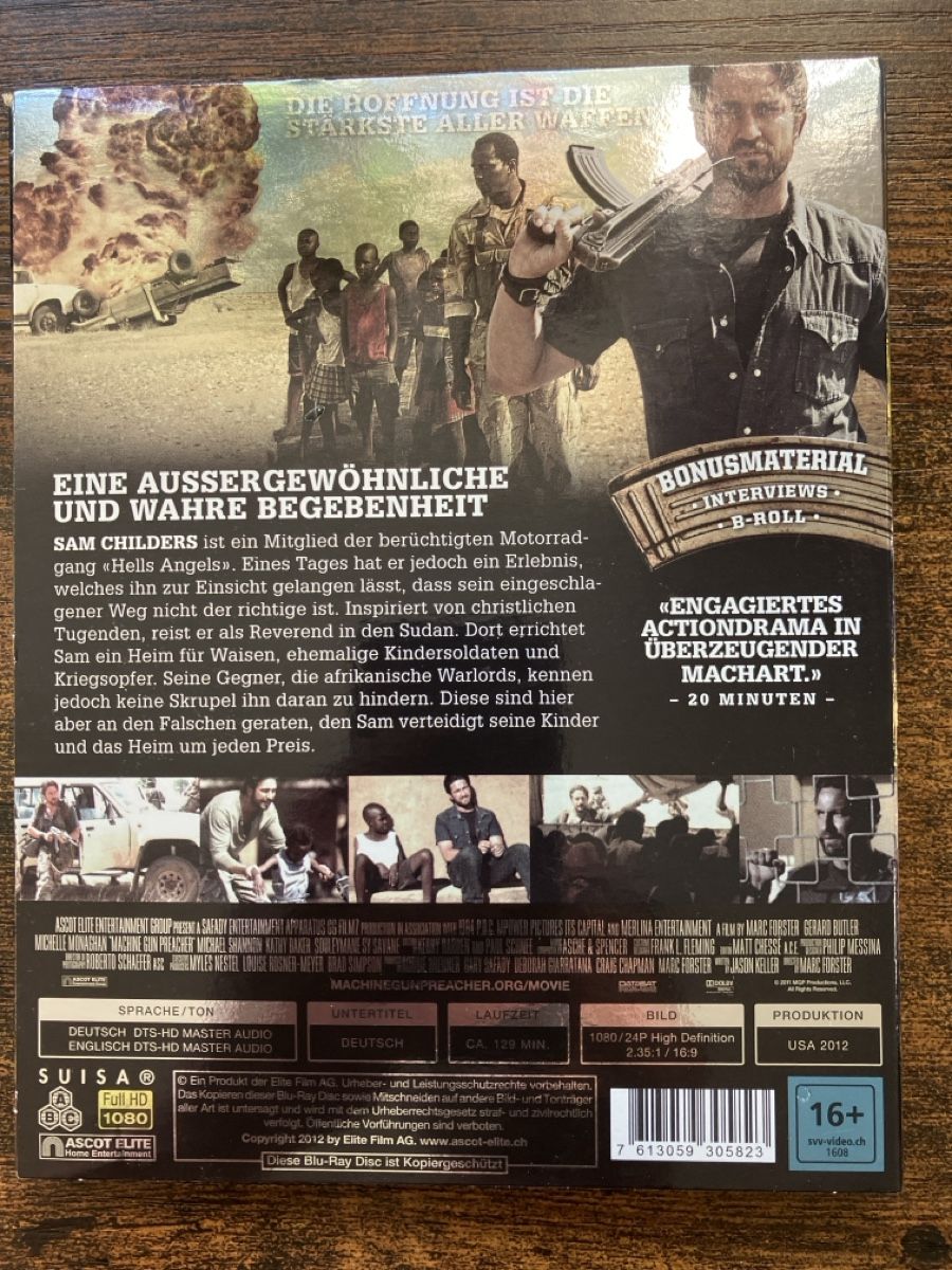 Alle DVDs: Machine Gun Preacher BluRay – Gebraucht aus Glarus von Jhuber78 1