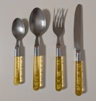 IKEA Bubblor gelb Besteckset, vintage