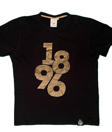 FC Zürich T-Shirt, Grösse L, Schwarz/Gold 1896