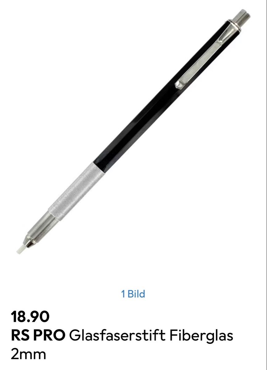 Alle Werkzeuge: RS PRO Glasfaserstift Fiberglas 2mm – Neu und originalverpackt aus Oftringen von ste_mp2b