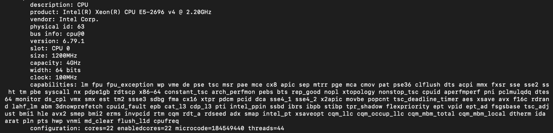 Intel Elektronikbauteile: CPU INTEL XEON E5 2696 V4 – Gebraucht aus Vevey von souris14 2